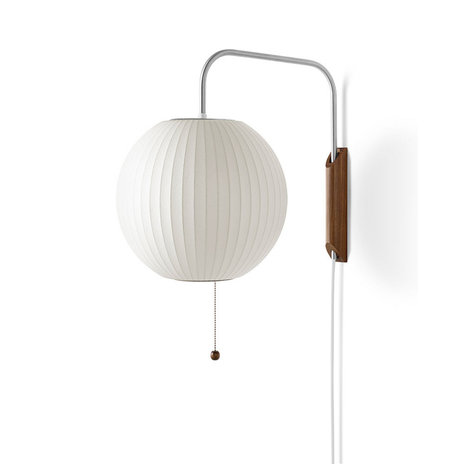Nelson Ball Sconce Bubble væglampe S, hvid - Herman Miller